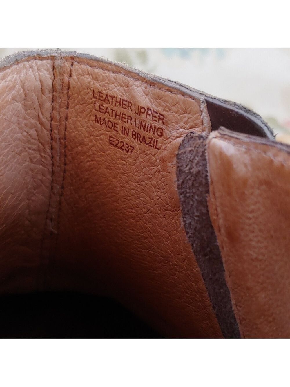 Madewell Low Chelsea Brown Leather and Tan Suede Ankle Boots Women's size 8.5 - Picture 11 of 17
